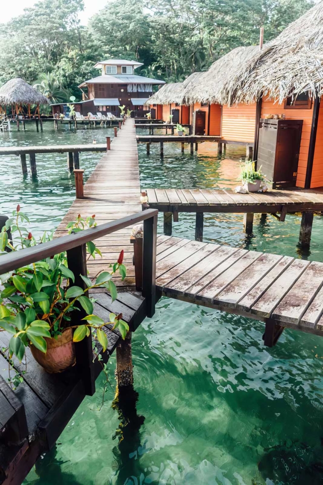 Eco-friendly overwater villa at Eclypse de Mar Acqua Lodge surrounded by rainforest and marine life