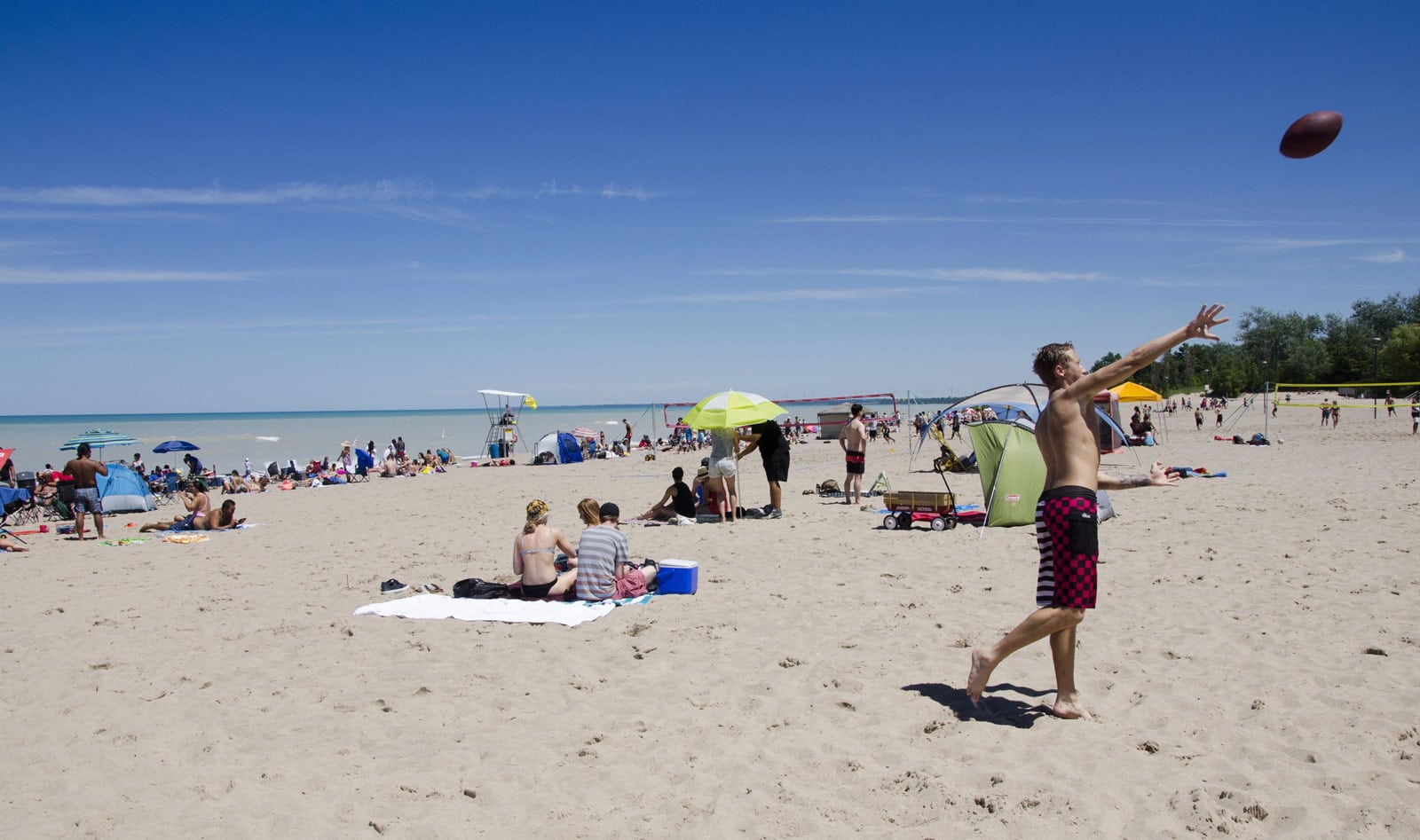 Grand bend beach in Ontario