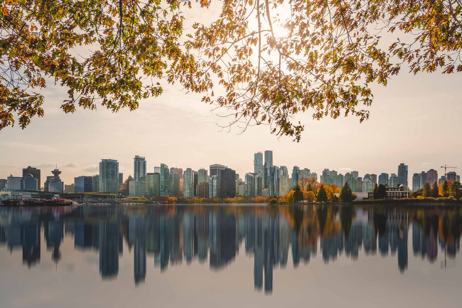 View of English Bay in Vancouver Bc