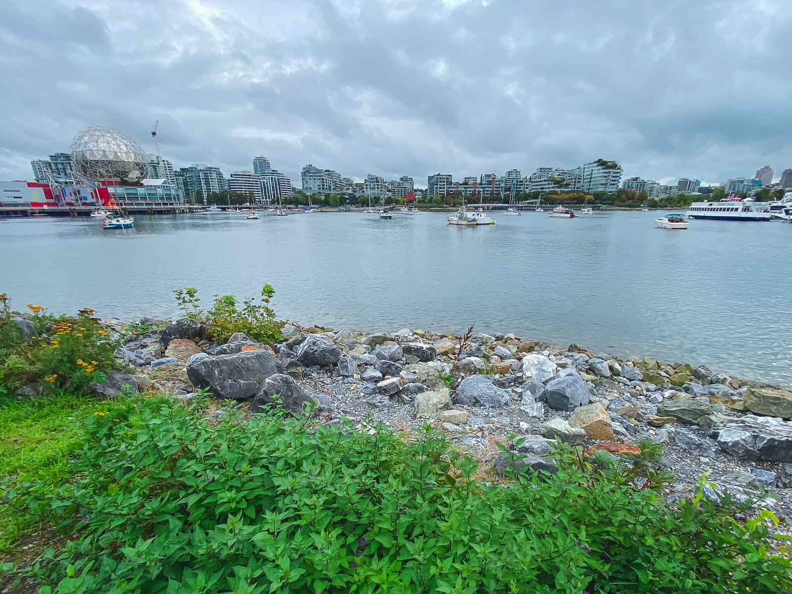 Overlooking the Vancouver Olympic Village