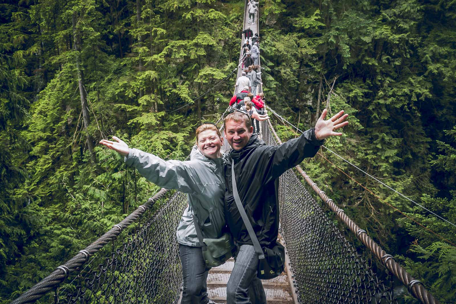 vancouver to whistler road trip capilano suspension bridge