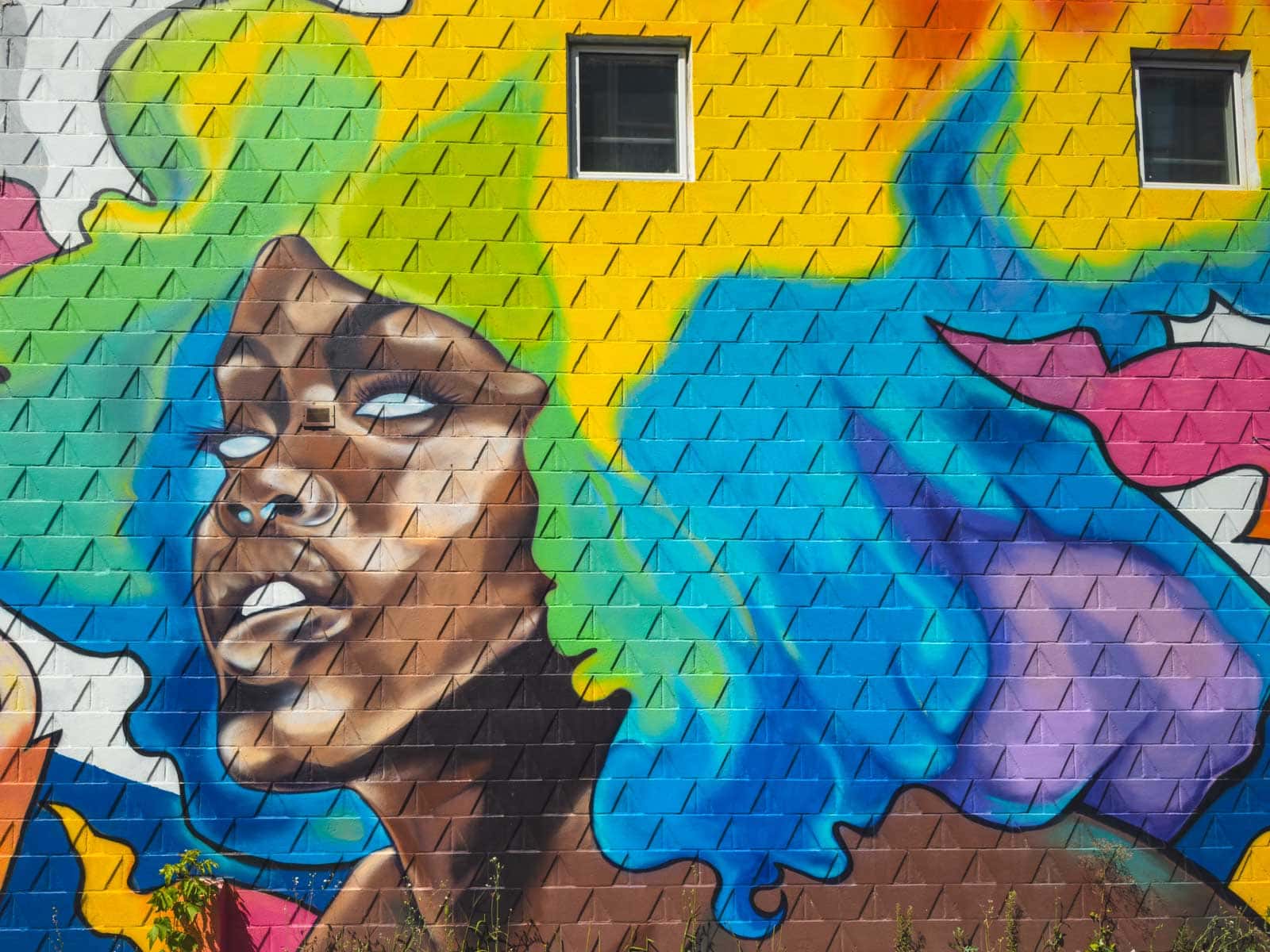 The Up Here Festival Mural in Sudbury, Ontario