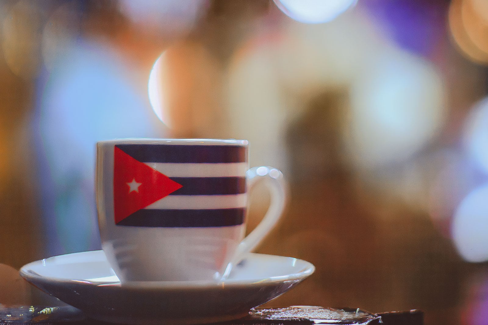 Cuban coffee in a coffee shop in Havana