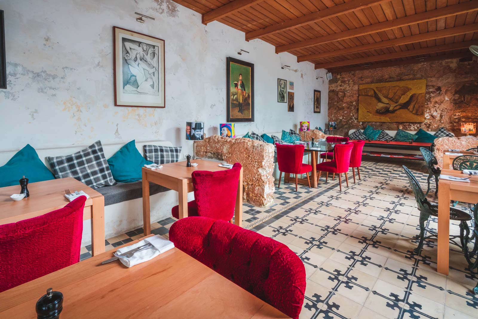 A cuban Paladar restaurant in Havana