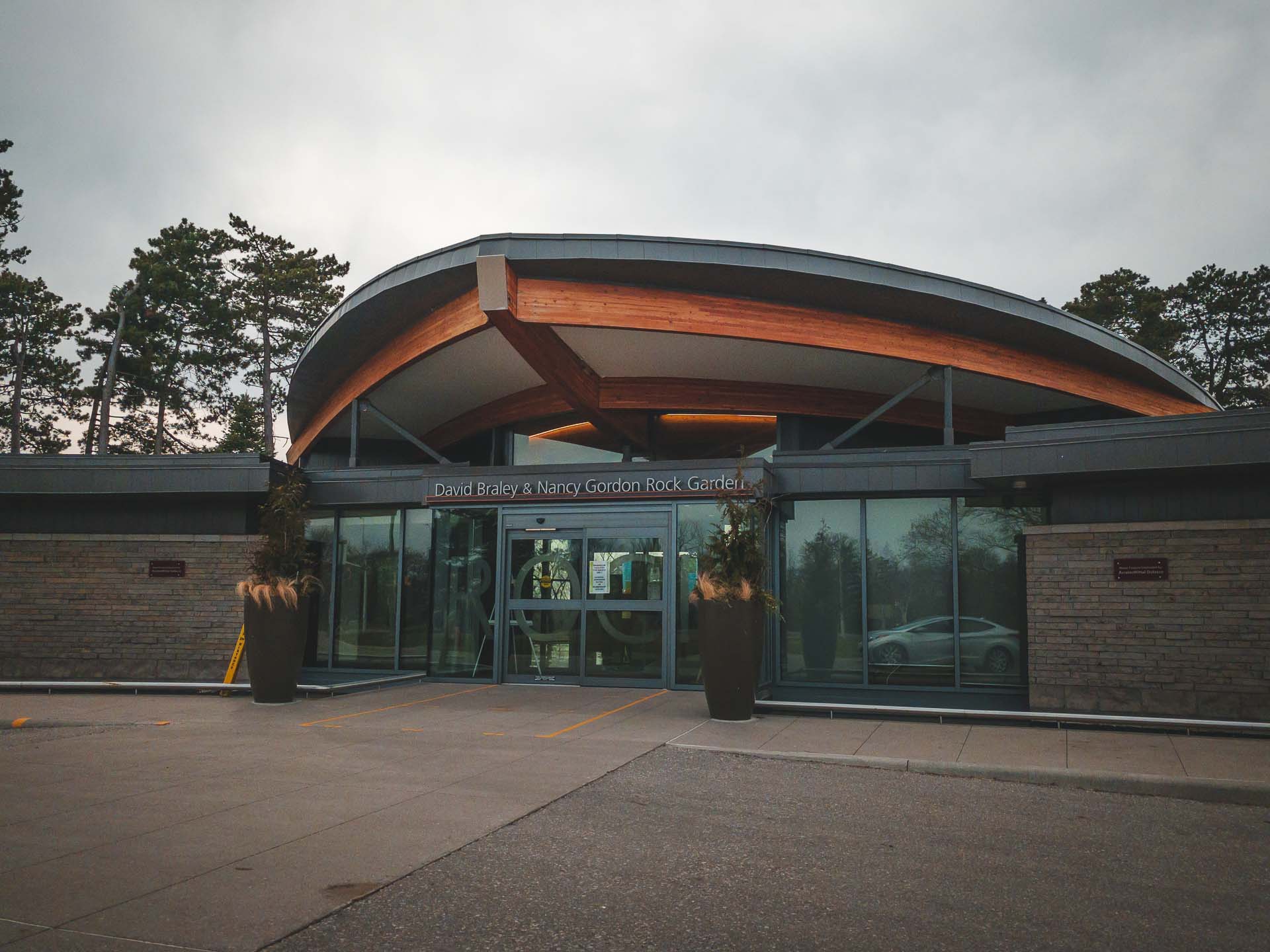 Royal botanical gardens entrance